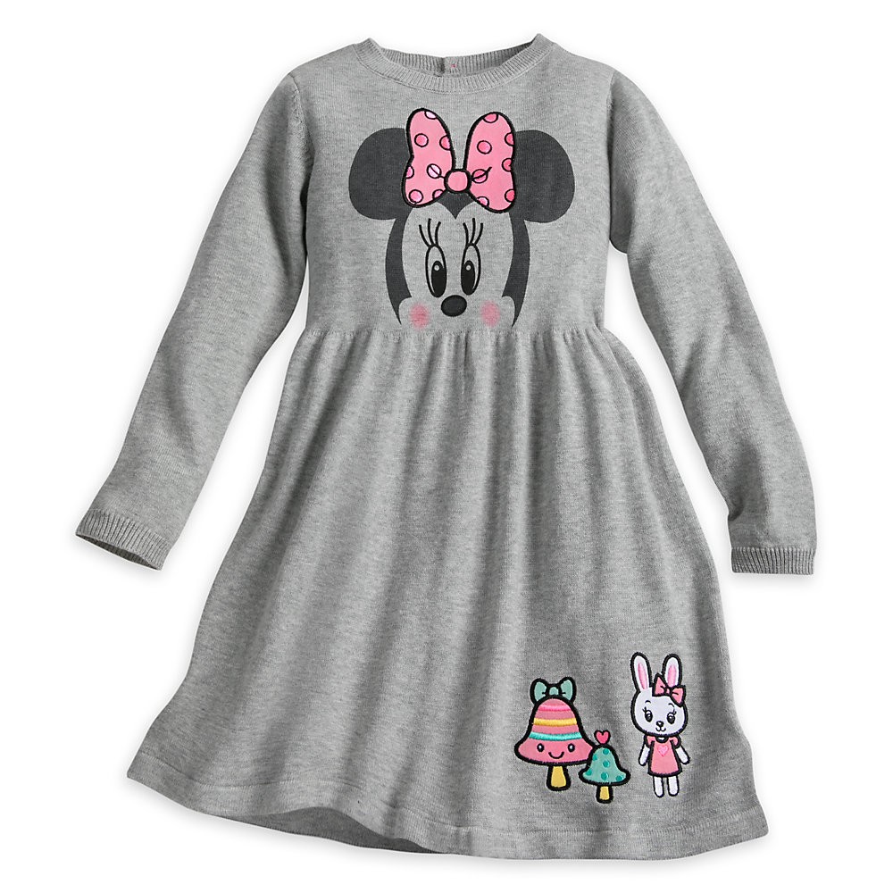 Diseño exclusivo Vestido de punto infantil de Minnie - Diseño exclusivo Vestido de punto infantil de Minnie-01-0