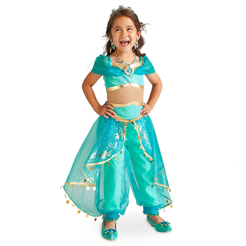 Menos costoso Disfraz infantil de la princesa Yasmín, Aladdín - Menos costoso Disfraz infantil de la princesa Yasmín, Aladdín-01-0