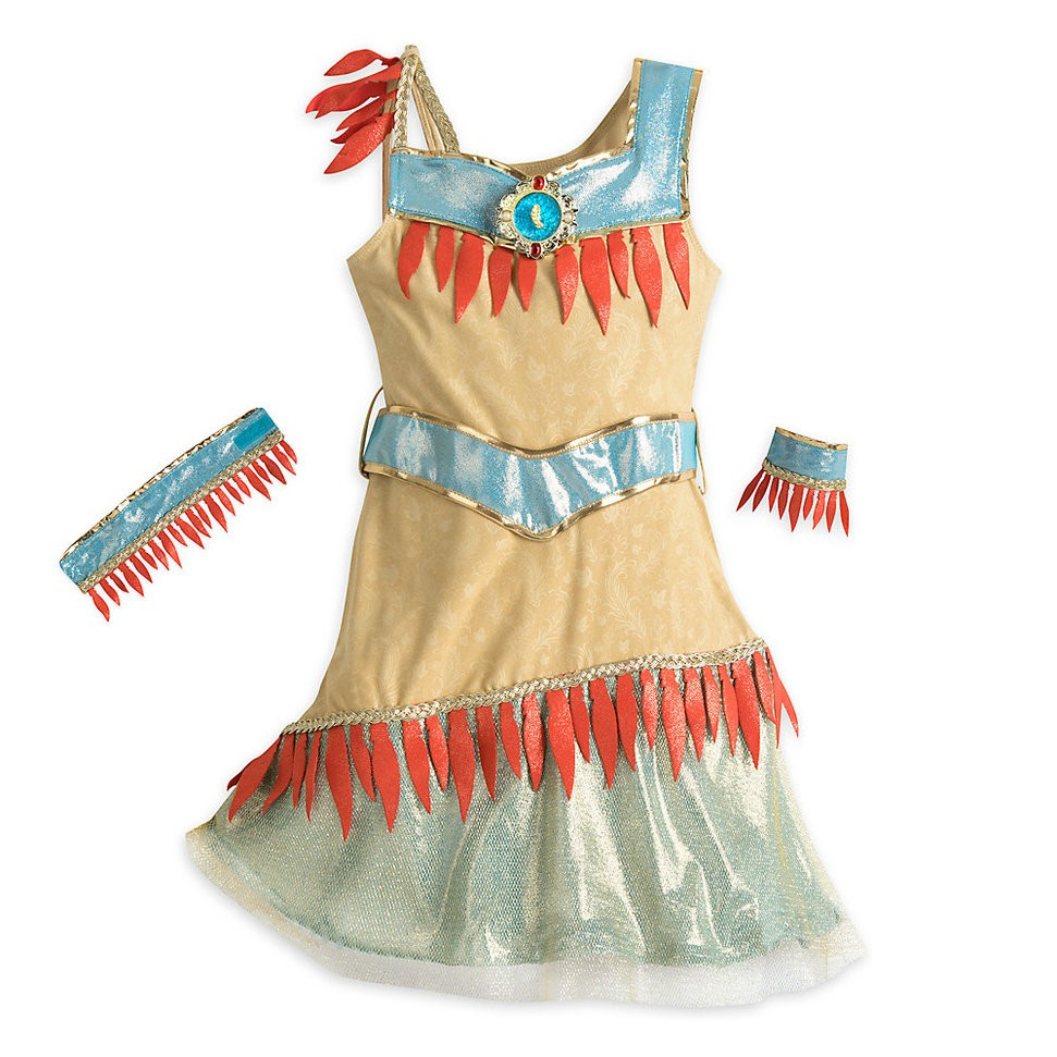 Materiales más finos Disfraz infantil de Pocahontas - Materiales más finos Disfraz infantil de Pocahontas-01-1