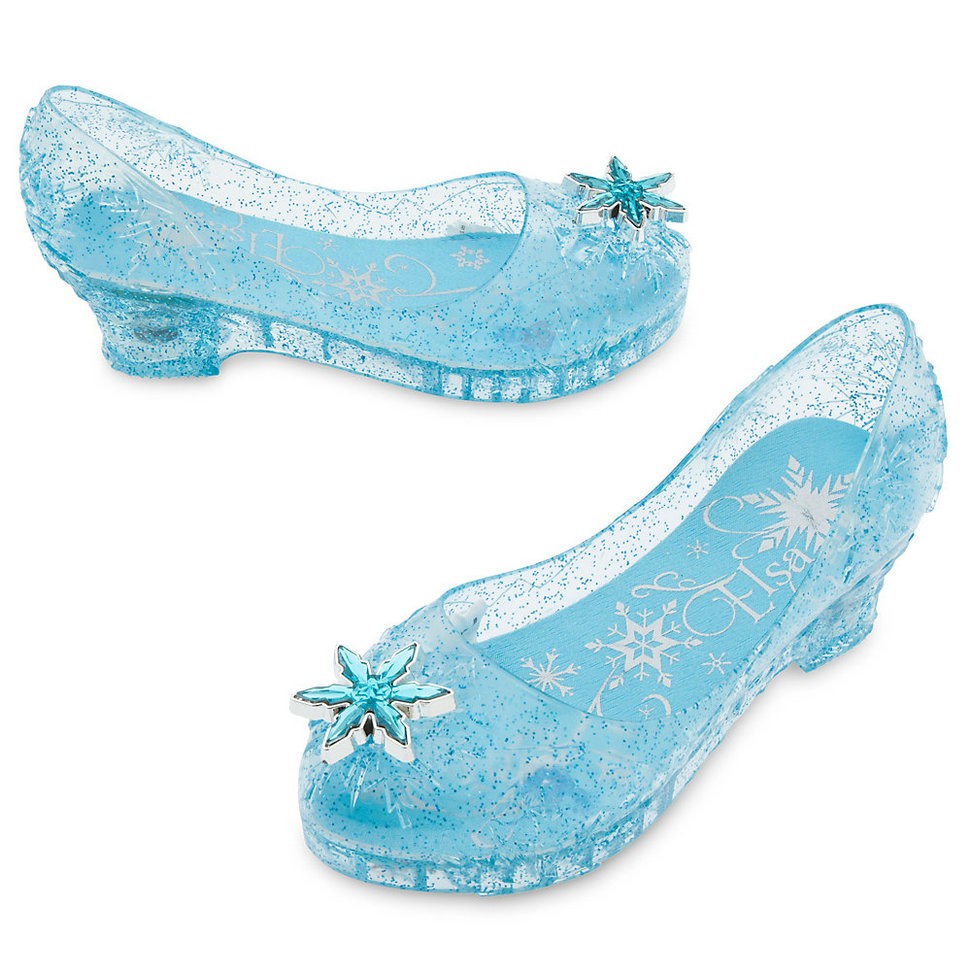Vende barato Zapatos infantiles luminosos de disfraz de Elsa, Frozen - Vende barato Zapatos infantiles luminosos de disfraz de Elsa, Frozen-01-0