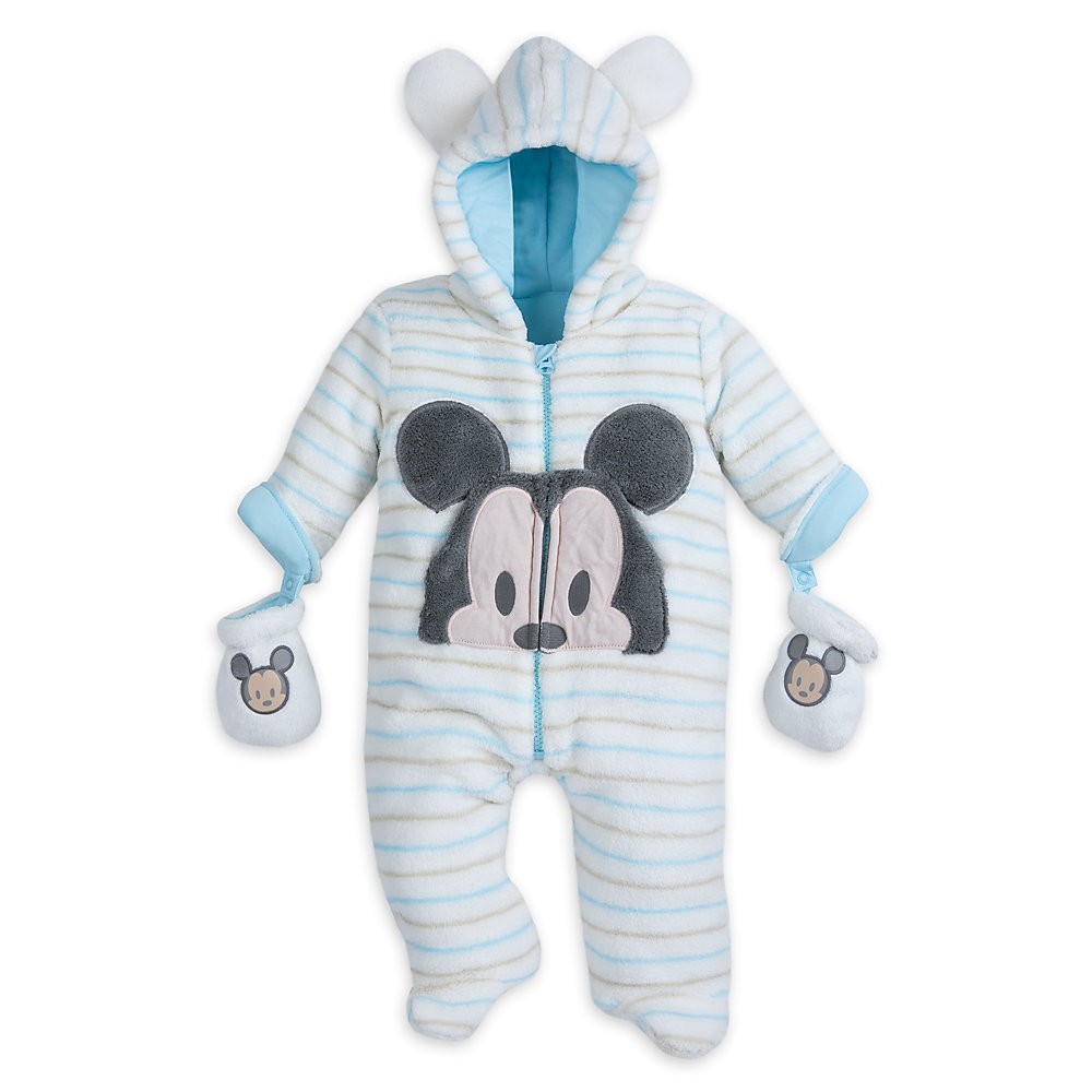 Precio bajo Pijama acolchado tipo mono de Mickey Mouse para bebé - Precio bajo Pijama acolchado tipo mono de Mickey Mouse para bebé-01-0