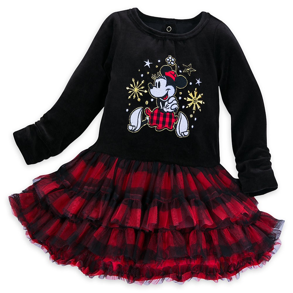 Cheap en línea Vestido fiesta y medias Navidad Minnie para bebé - Cheap en línea Vestido fiesta y medias Navidad Minnie para bebé-01-1