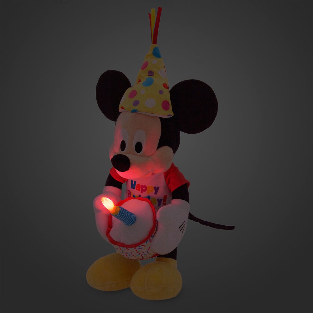 Venta de liquidación Peluche musical mediano de Mickey Mouse que emite la canción de cumpleaños feliz - Venta de liquidación Peluche musical mediano de Mickey Mouse que emite la canción de cumpleaños feliz-01-1