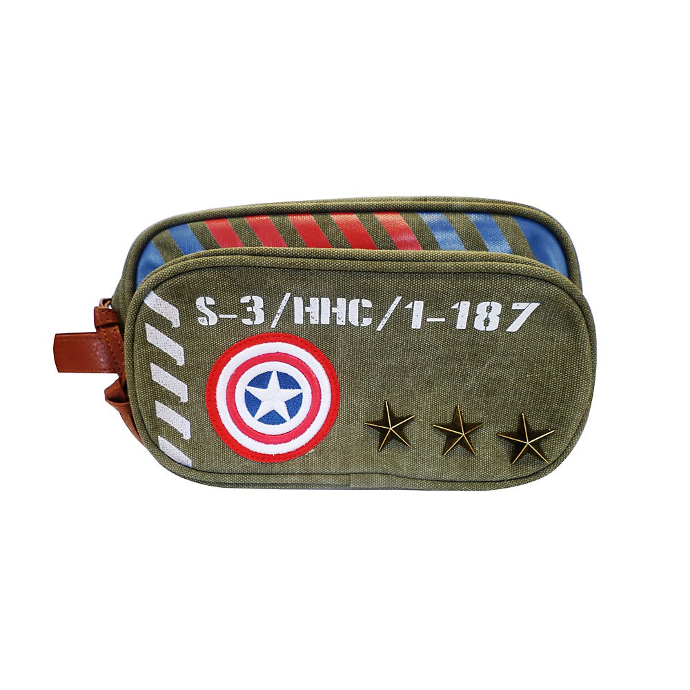 Ofreciendo descuentos Bolsa de aseo táctica Capitán América - Ofreciendo descuentos Bolsa de aseo táctica Capitán América-01-0