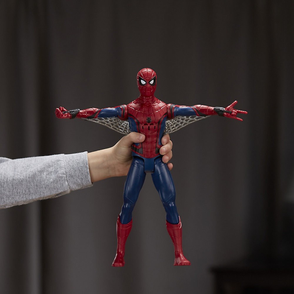 Descuento hasta el final! Muñeco de acción con voz de Spider-Man Homecoming con tecnología Eye FX - Descuento hasta el final! Muñeco de acción con voz de Spider-Man Homecoming con tecnología Eye FX-01-5