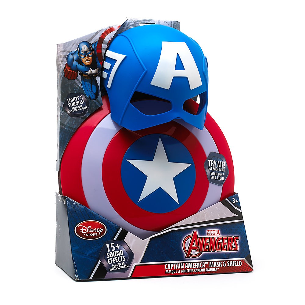 Alta calidad Juego de máscara y escudo Capitán América - Alta calidad Juego de máscara y escudo Capitán América-01-5