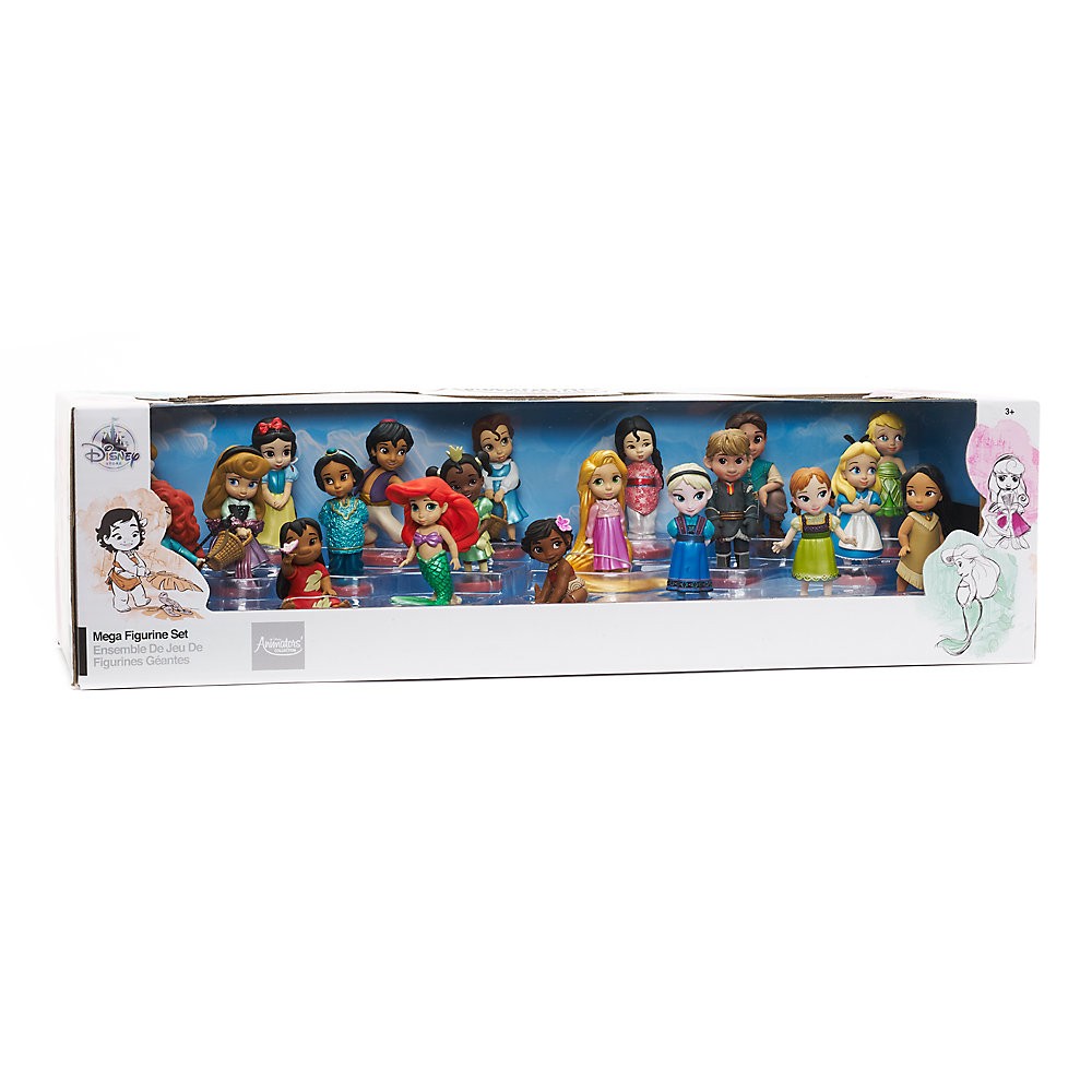 Menos costoso Figuritas exclusivas colección Disney Animators, juego de 20 - Menos costoso Figuritas exclusivas colección Disney Animators, juego de 20-01-1