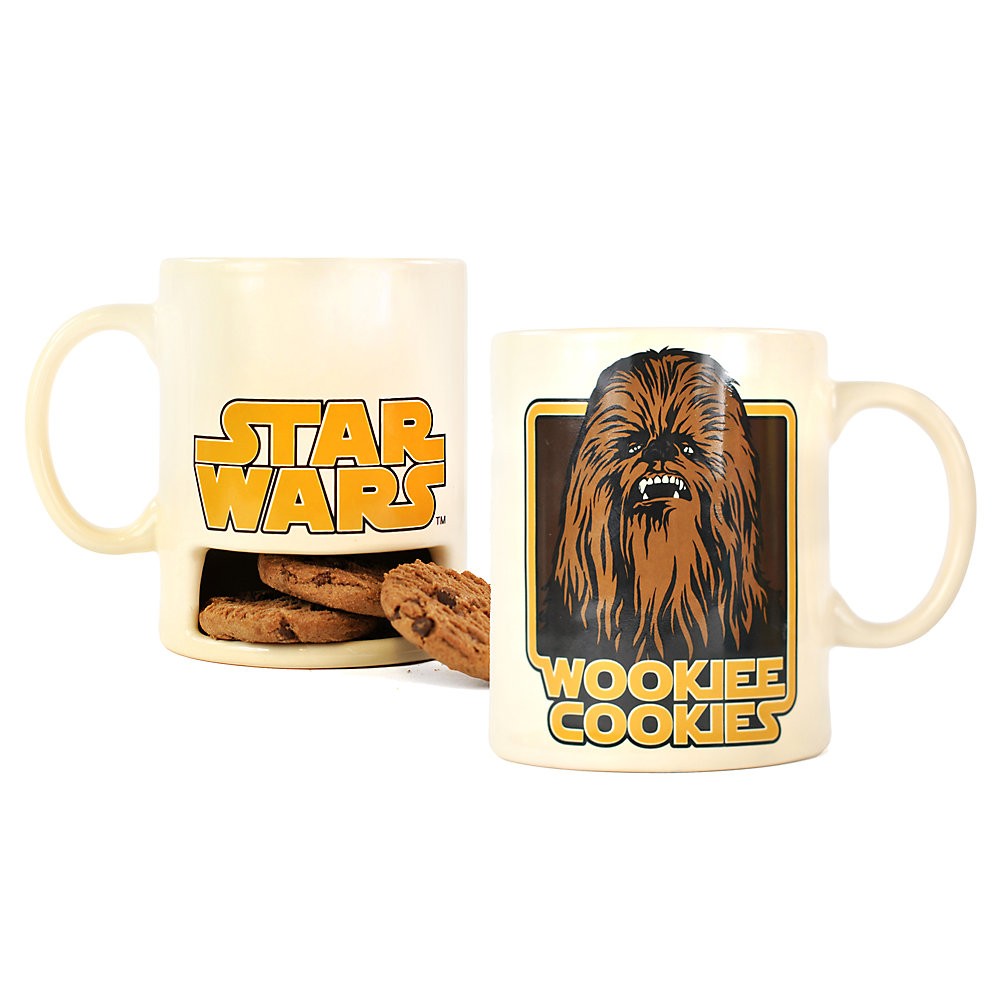 Gran venta Taza de Chewbacca con soporte para galletas, Star Wars - Gran venta Taza de Chewbacca con soporte para galletas, Star Wars-01-2