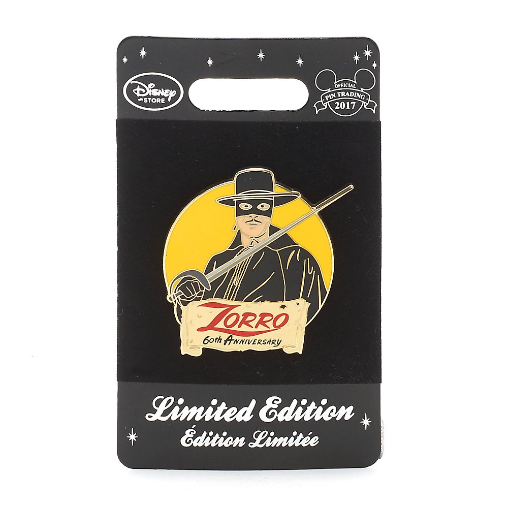 El precio más razonable Pin de edición limitada del 60.º aniversario del Zorro - El precio más razonable Pin de edición limitada del 60.º aniversario del Zorro-01-1