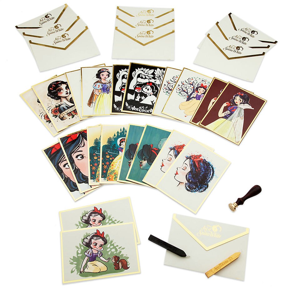 Miles variedades, estilo completo Juego de escritura de cartas Art of Snow White - Miles variedades, estilo completo Juego de escritura de cartas Art of Snow White-01-0