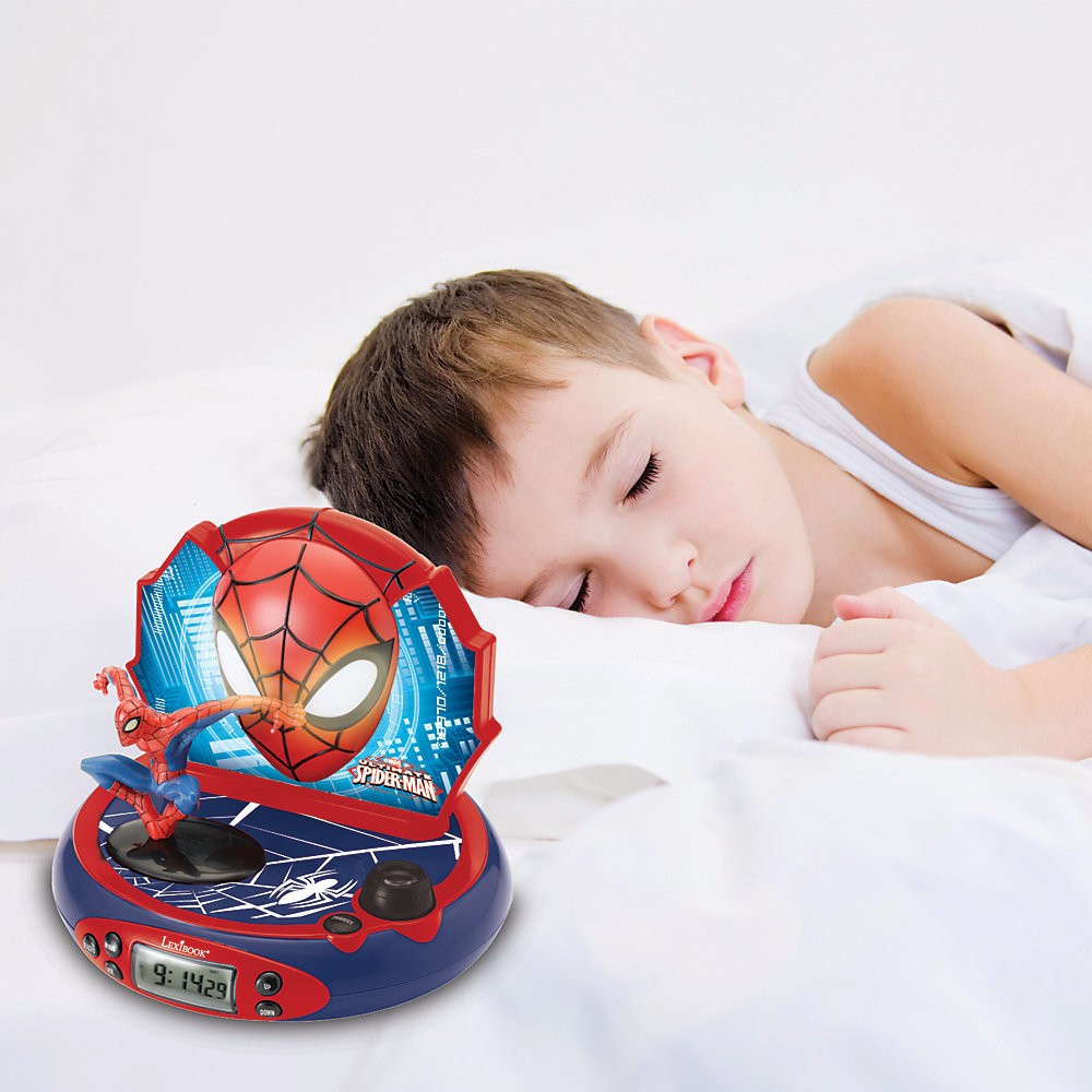 Precios de venta más bajos Despertador con radio y proyector Spider-Man - Precios de venta más bajos Despertador con radio y proyector Spider-Man-01-2