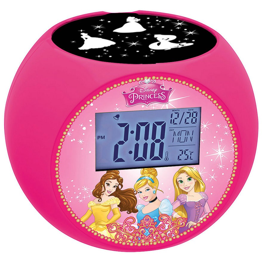 Venta caliente Reloj con radio y proyector princesa Disney - Venta caliente Reloj con radio y proyector princesa Disney-01-1