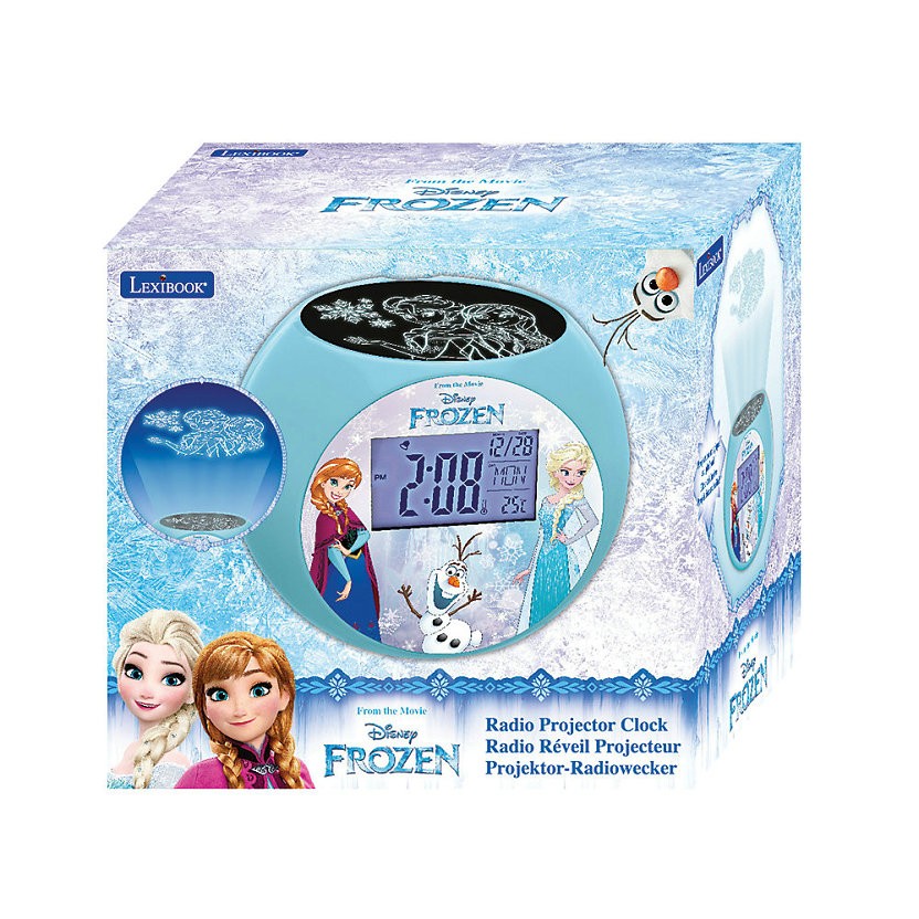 2018 Venta caliente Reloj con radio y proyector Frozen - 2018 Venta caliente Reloj con radio y proyector Frozen-01-2