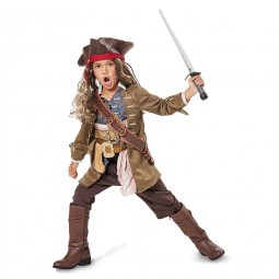 Descuento en línea Disfraz infantil de Jack Sparrow, Piratas del Caribe: La Venganza de Salazar-20