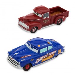 Estilo clásico Vehículos a escala de El fabuloso Hudson Hornet y Smokey, Disney Pixar Cars 3-20