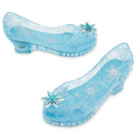 Vende barato Zapatos infantiles luminosos de disfraz de Elsa, Frozen