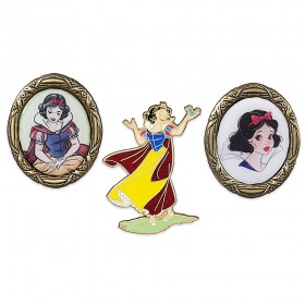 Bonito estilo Set pins Art of Snow White, edición limitada (3 u.)