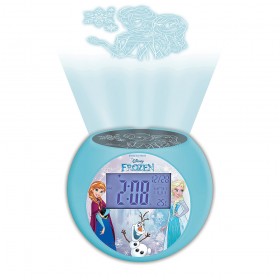 2018 Venta caliente Reloj con radio y proyector Frozen