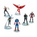 Precio razonable Set de figuritas Capitán América - 0